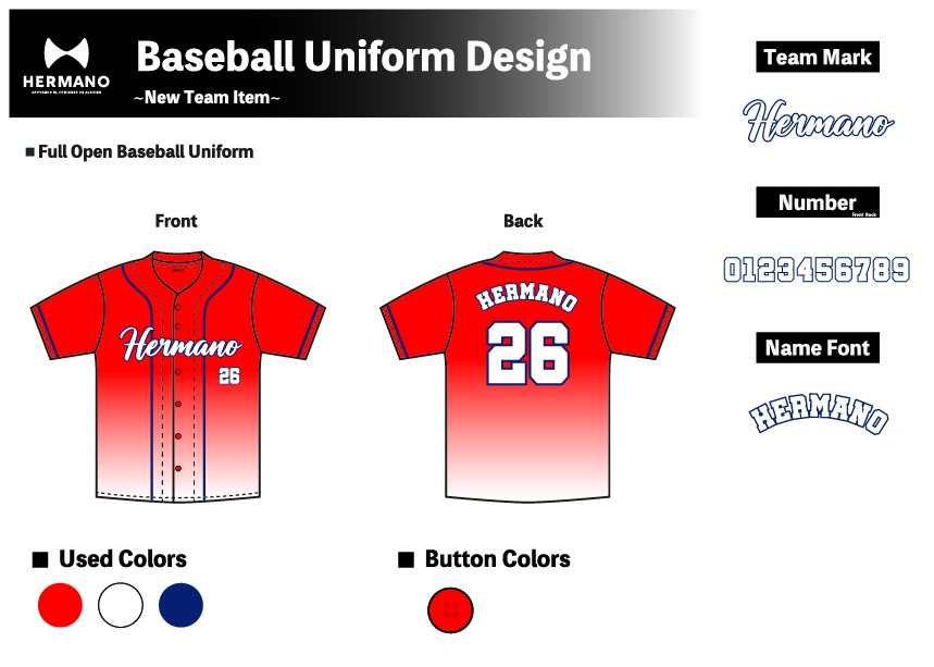 BASEBALL DESIGN 01 RED