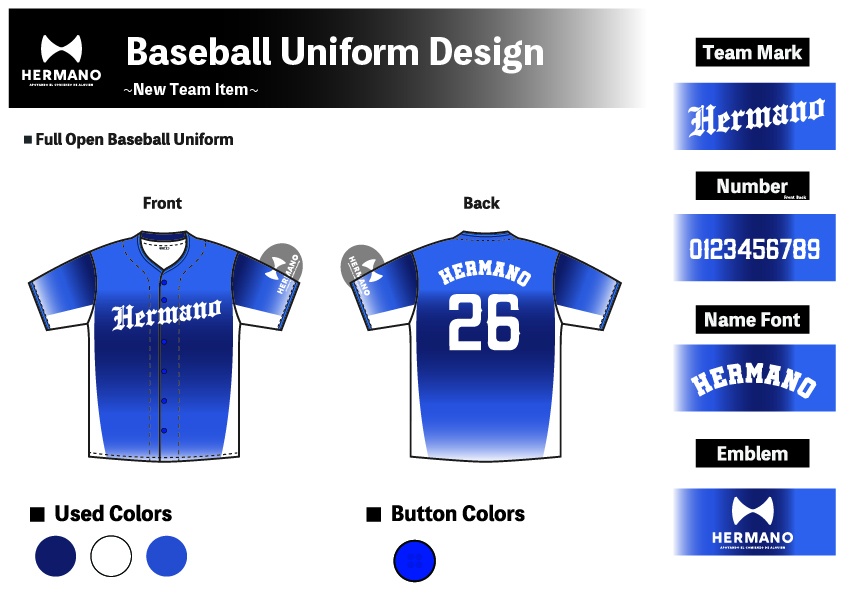 BASEBALL DESIGN 02 BLUE