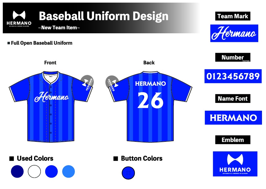 BASEBALL DESIGN 04 BLUE PINSTRIPE